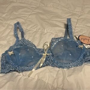 Light Blue Lace Bra